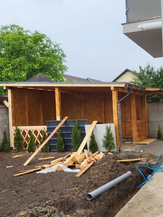 Construcții foișoare terase pergole gărdulețe din lemn 
Suntem o echip