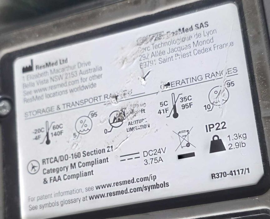 Aparat tratare apnee - Resmed S10 Autoset - import Germania