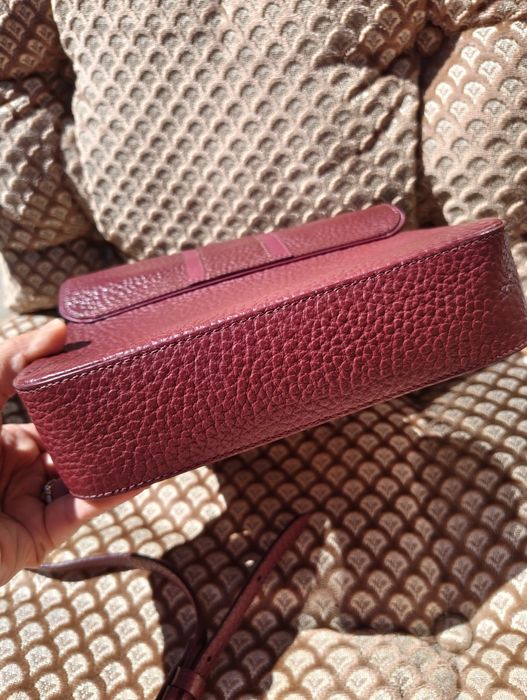 кожена дамска чанта Musette, естествена кожа