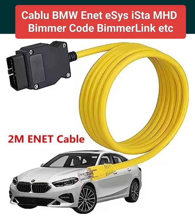 Cablu Diagnoza BMW , Tester Auto BMW Seria F și G Enet Ista eSys MHD