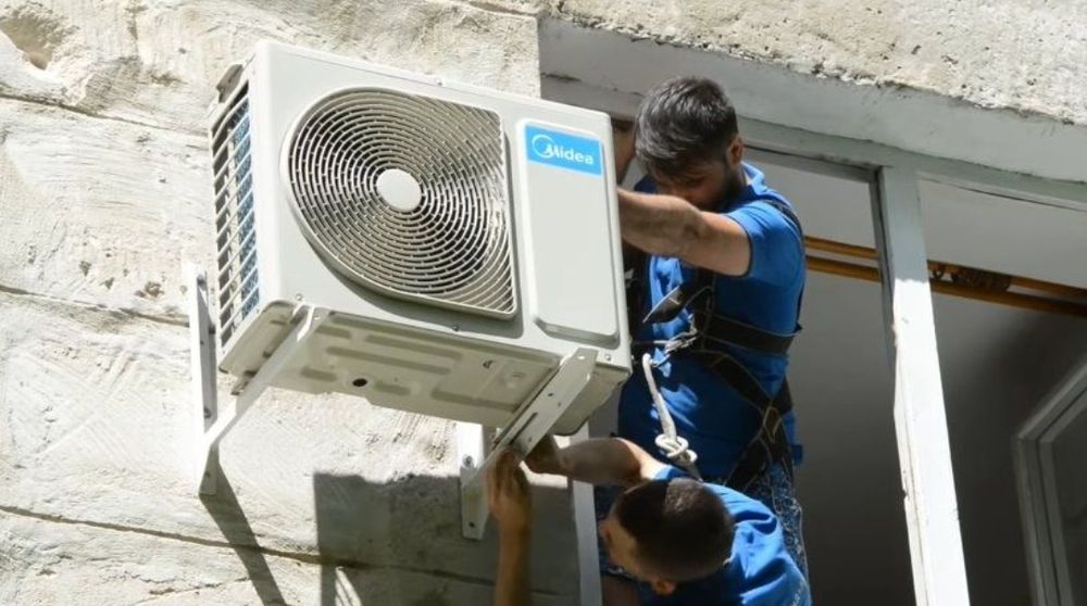 Установка кондиционера