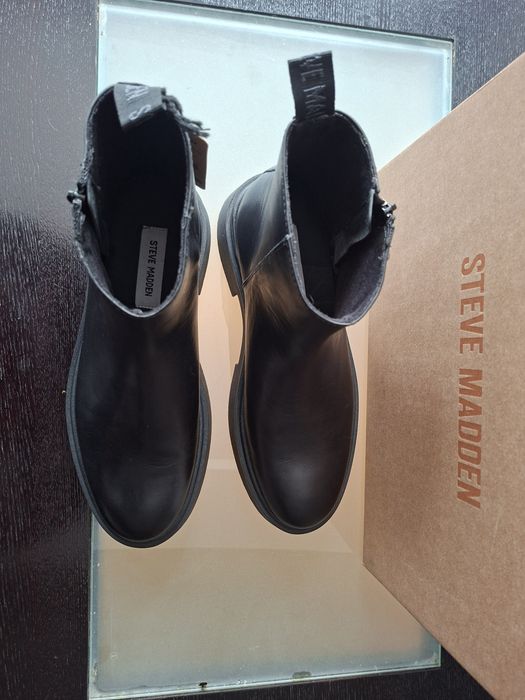 Кожени боти Steve Madden