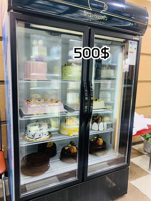 Витринный Холодилник торт учун