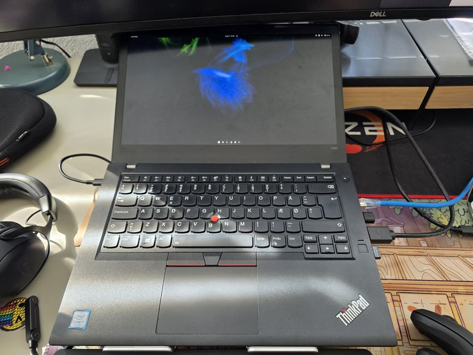 Lenovo ThinkPad T480 i5-8250U, 8GB RAM, 256GB SSD NVMe, FHD IPS, 2 baterii