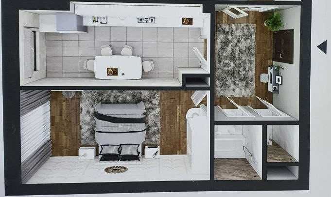 1-хонали квартира сотилади