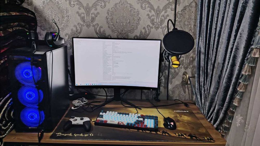 Продам мощный компьютер i5-12400F RTX 3070 Ti + монитор Лос 27″ 300 Гц