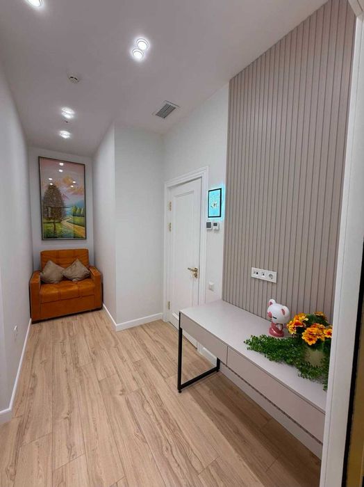*Nest One NRG Tashkent City,Дружба,Центр 3ком квартира с террасой.Евро