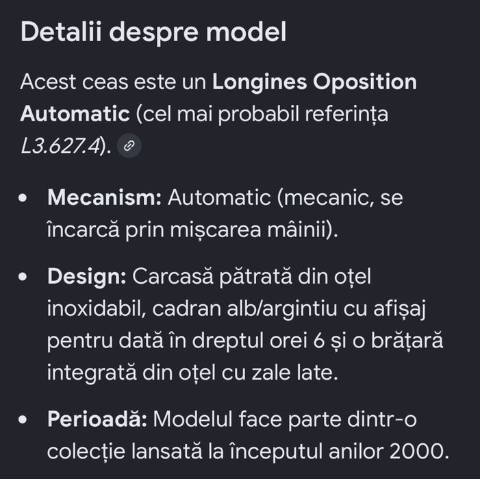 Ceas barbati automatic Longines