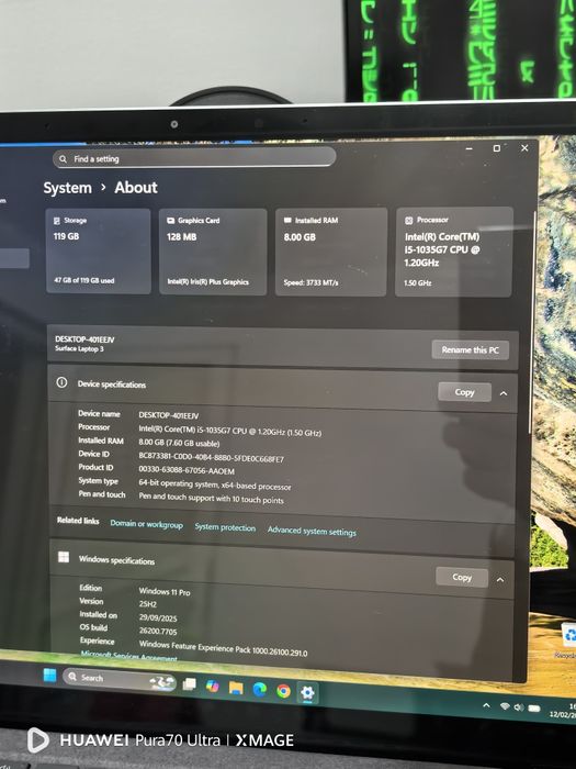 Продавам Microsoft Surface Laptop 3