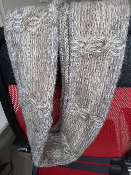 Дешево Шарфик шерстяной женский двойной круглый в хор состоянии