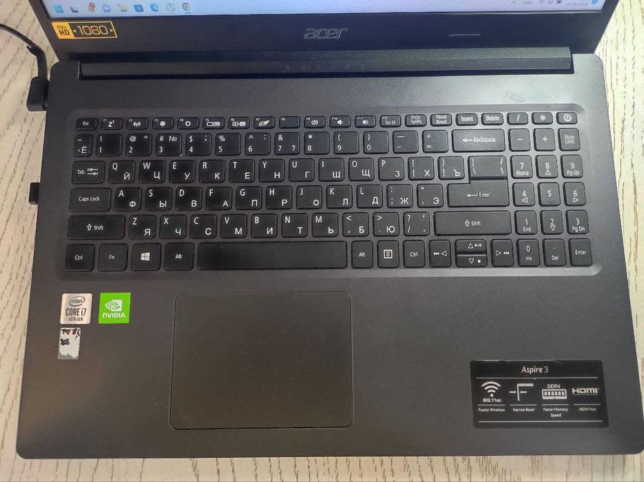 Acer Aspire 3. Core i7 10th Gen