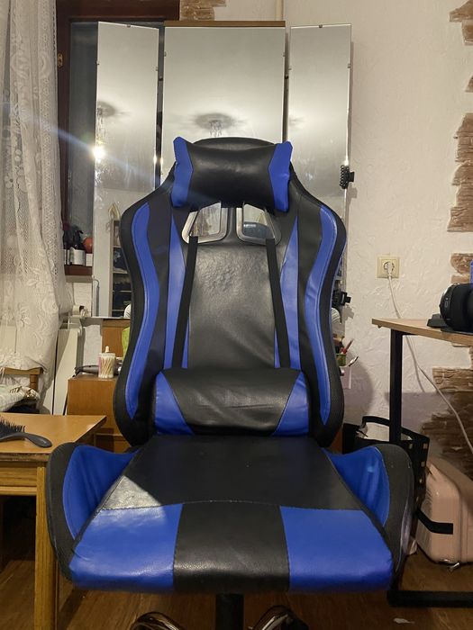 Игровое кресло синий