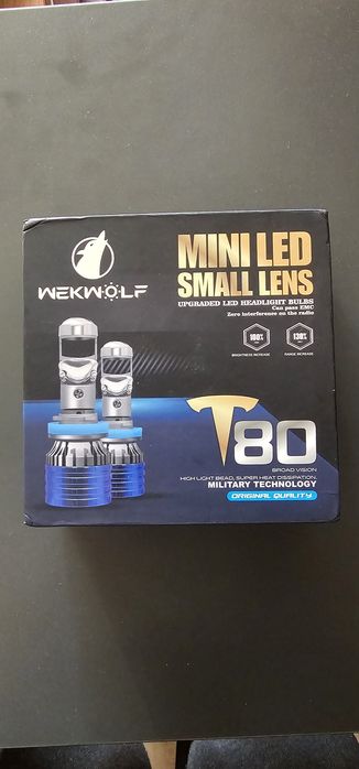 Мини Led линзы, цоколь hb4 (9006)