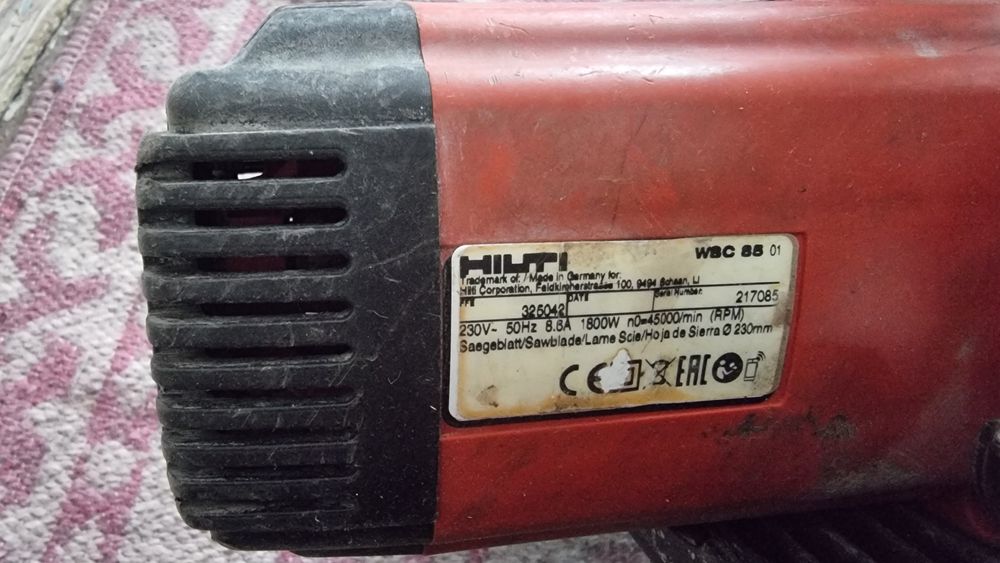 Circular Hilti WSC 85