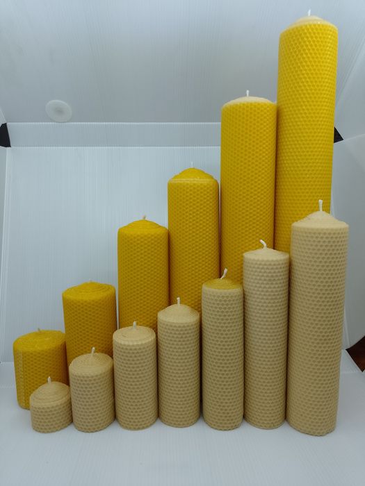 Vând lumânări ceara naturala