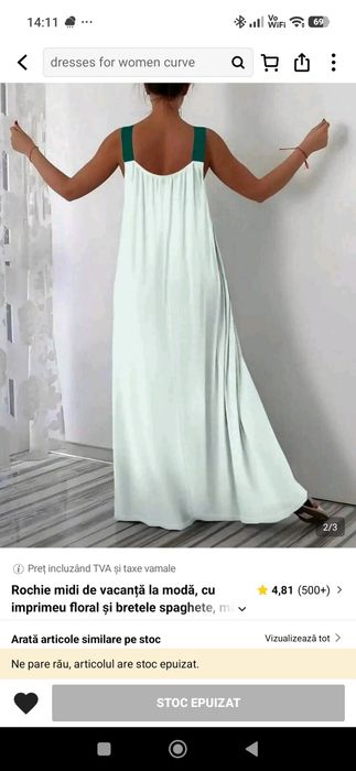 Vând rochie de vara xxl