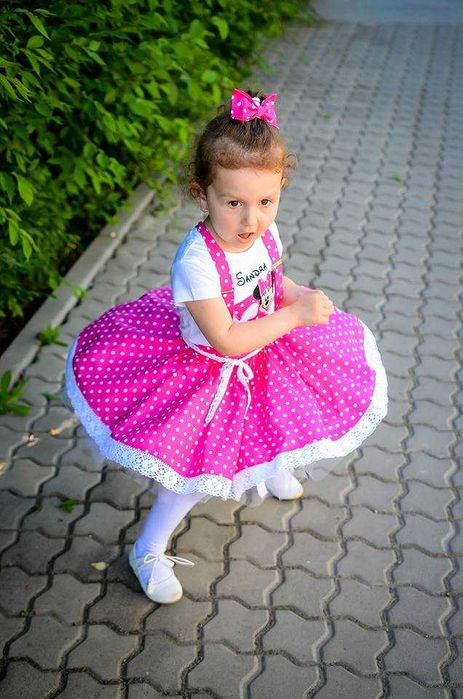 Set minni fucsia roz - la comanda 1 2 3 ani