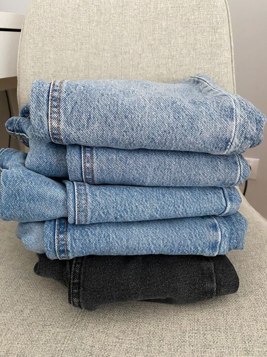 Set 5 bucăți blugi Stradivarius mom fit 34xs