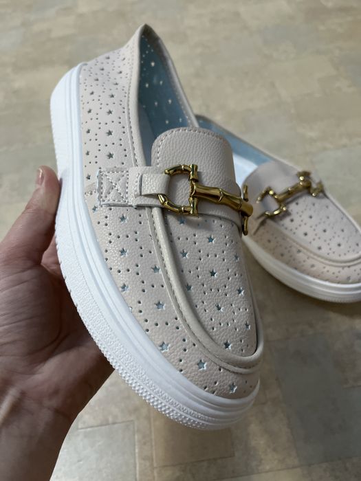 Лоферы/мокасины летние