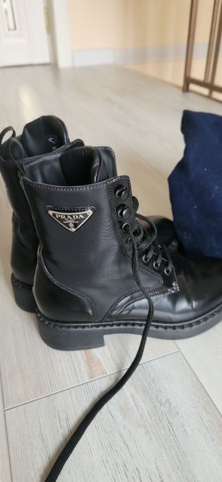 Ботинки Prada Monolith. Размер 37