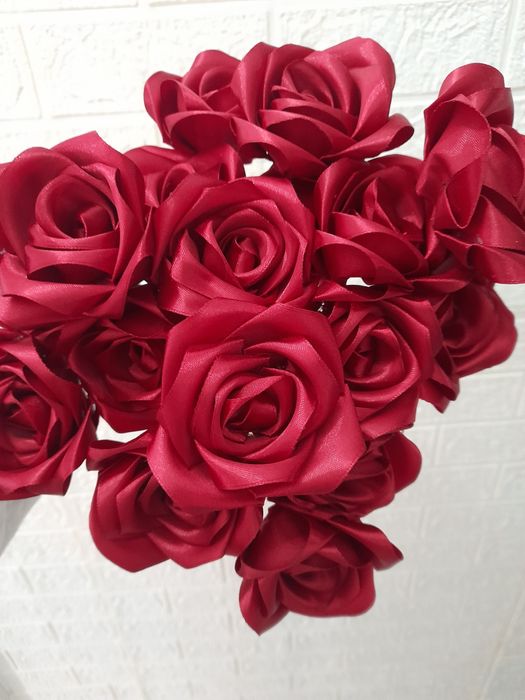 Сатенени рози за вашите проекти