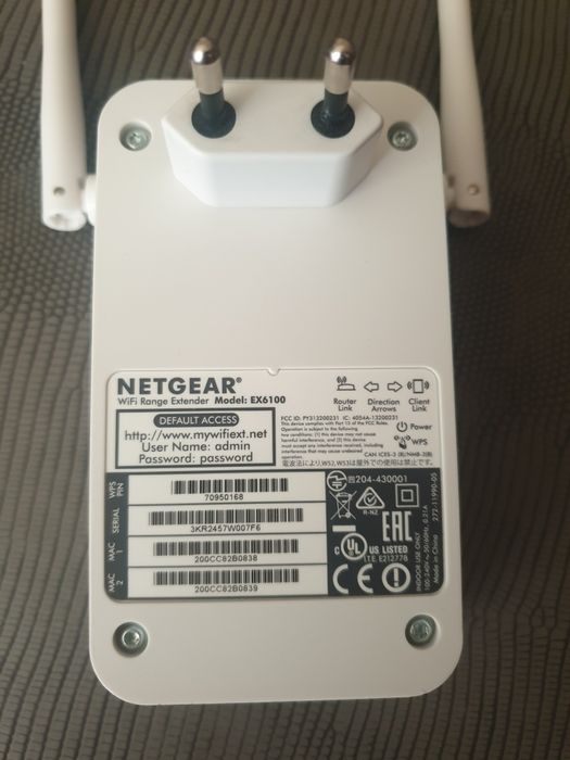 Extender wireless Netgear EX6100 dual band