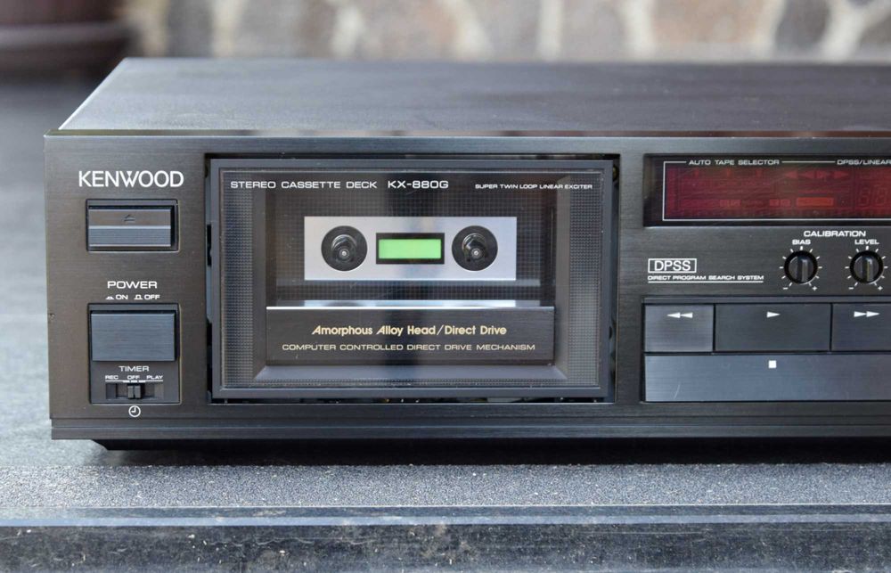 Deck Kenwood KX-880 G, casetofon
