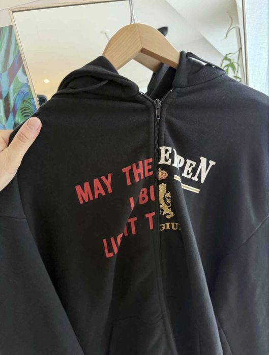 Hanorac vetements split zip up