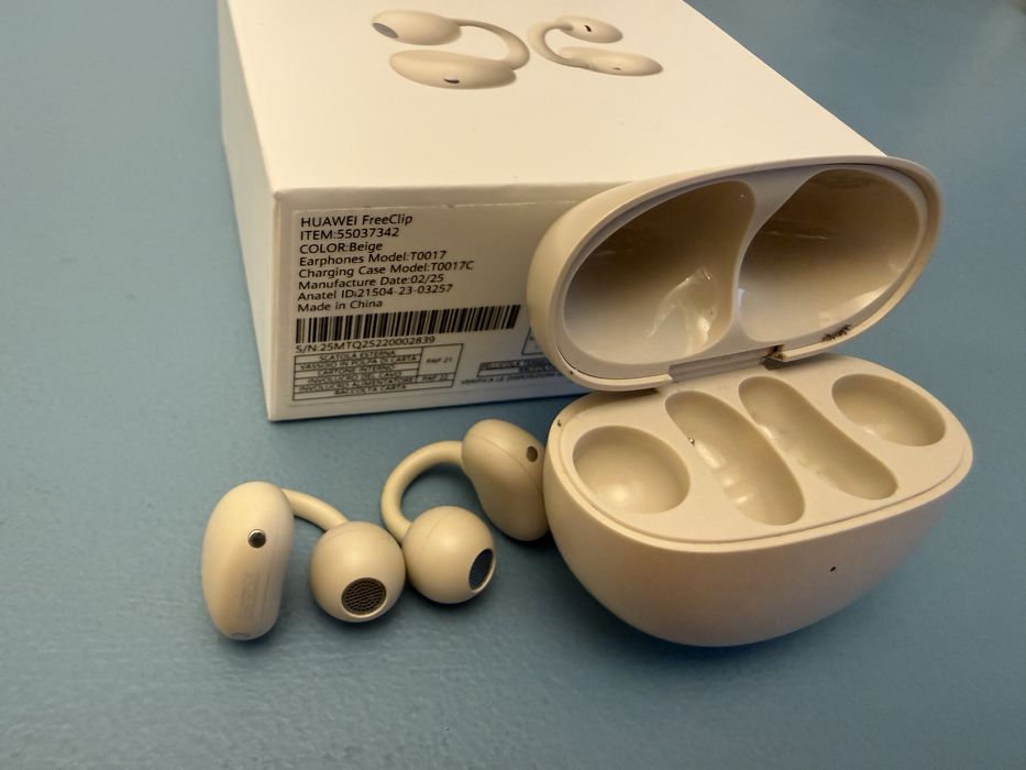 Casti Huawei FreeClip Beige