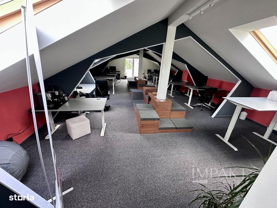 Spatiu office modern cu terase si parcari | 250 mp
