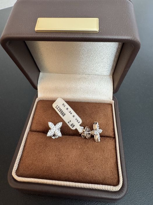 Серьги пусеты 585 с бриллиантами