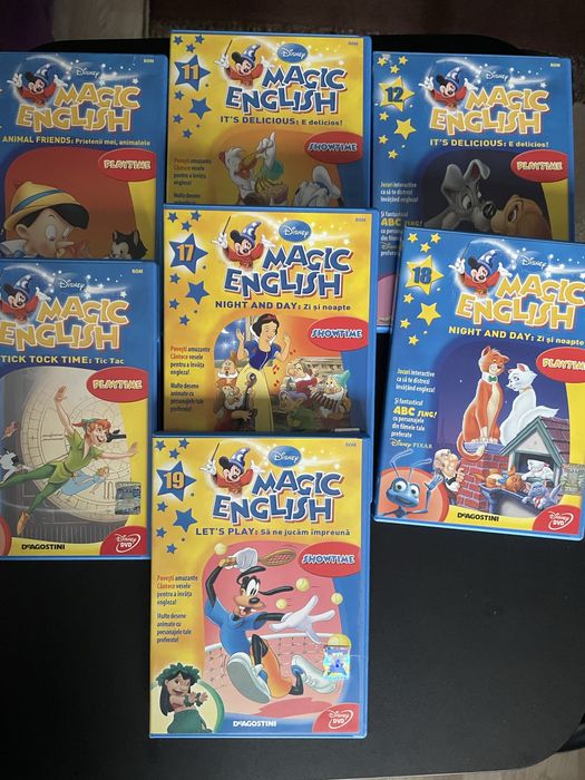 Magic English -Invata engleza cu DVDuri De Agostini
