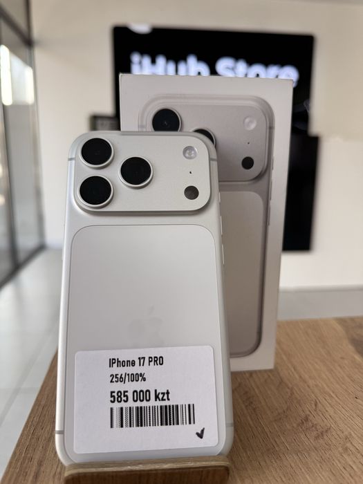 iPhone 17 Pro•256GB/100%Silver Айфон 17 Про•256Гб/100%Сұр