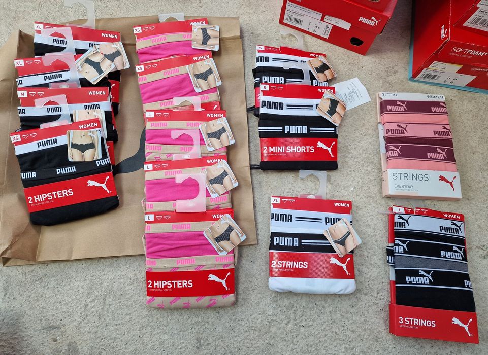 Set Dama Boxeri Tanga Puma Originali adusi din anglia set 2 p. sau 3p.