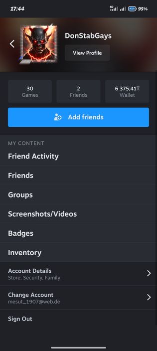 Steam account 2003 года