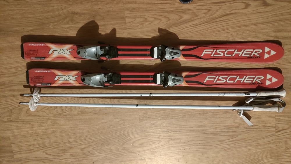 Schiuri copii 120 cm , bețe 120 cm