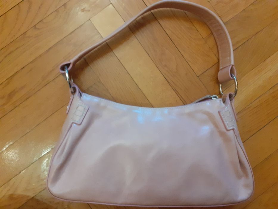 Geantă piele roz plămân