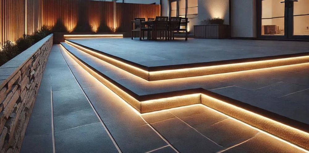 Подсветка  для улицы .