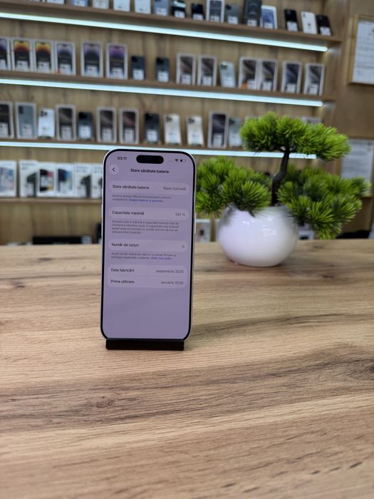 ‼️iPhone 17 Pro Silver 256GB - Sanatate bat.100% - Garantie 12 luni