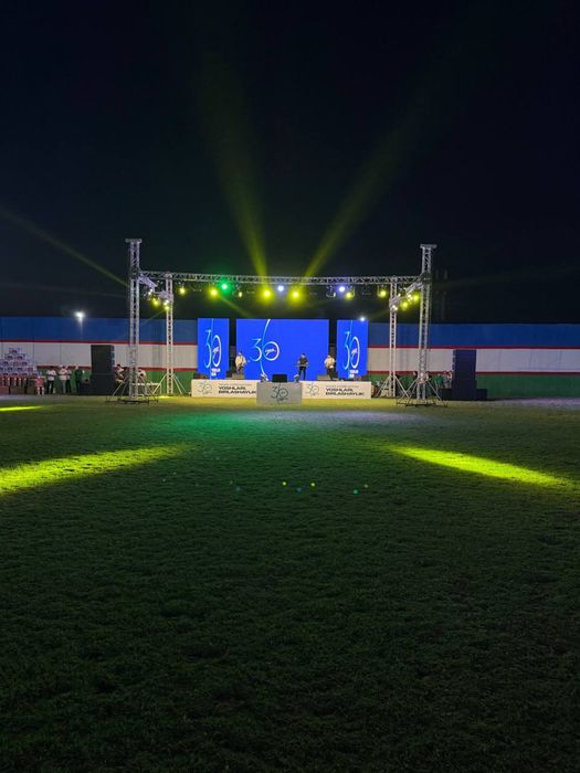 Led ekran , saxna, svet va ovoz apparaturalari