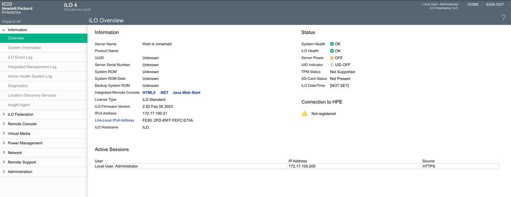 HP Proliant Microserver G8