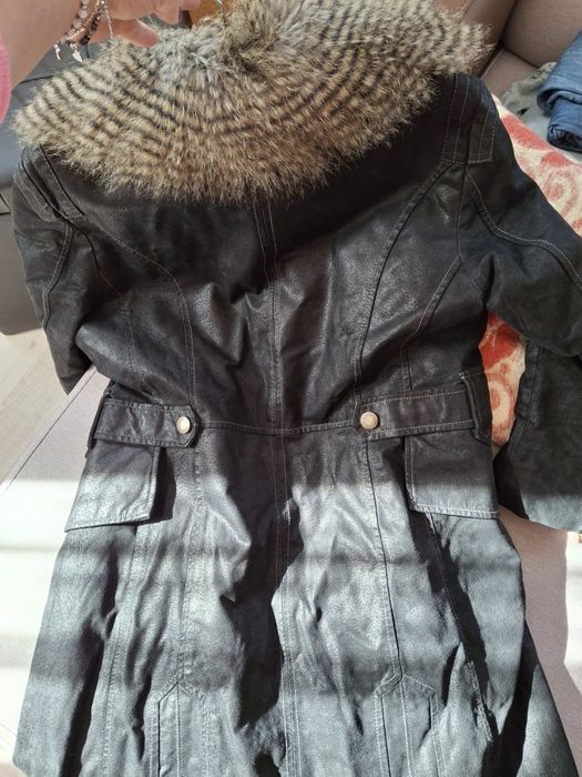 Палто  естествена кожа