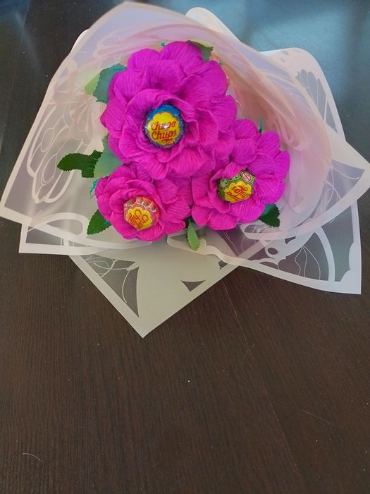 Цветя ръчна изработка