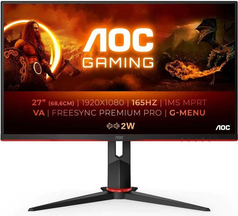 Gaming Monitor AOC 27G2SAE/BK