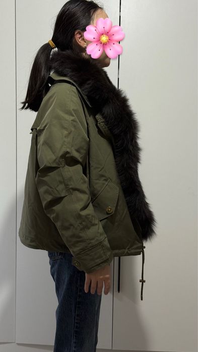 Парка укороченая лиса