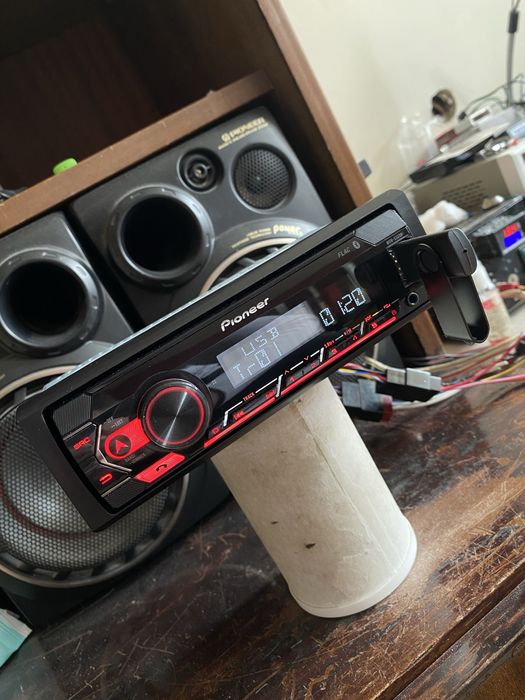 Pioneer mvh-s320bt -НОВ МОДЕЛ - BLUETOOTH, USB, Aux - авто радио cd сд