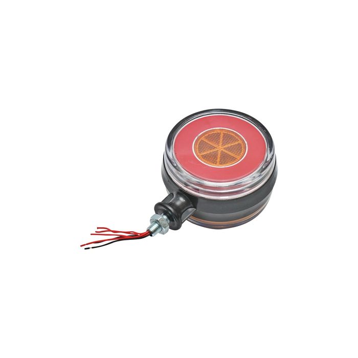 Lampa sub oglinda gabarit rosu-alb lumina LED tip neon