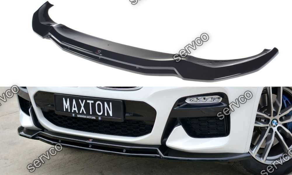 Prelungire lip bara fata Bmw X3 G01 MPachet 2018-2021 v1 Maxton Design