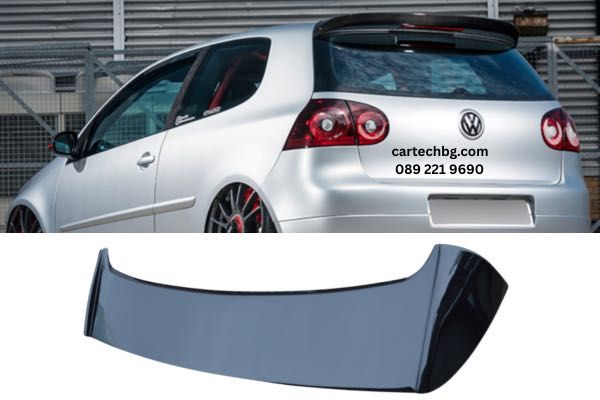 Лип Спойлер Антикрило VW Golf Голф 5 Mk 5 – Черен Гланц НА СКЛАД!!