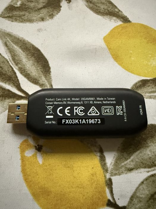Placa captura Elgato Cam Link 4K